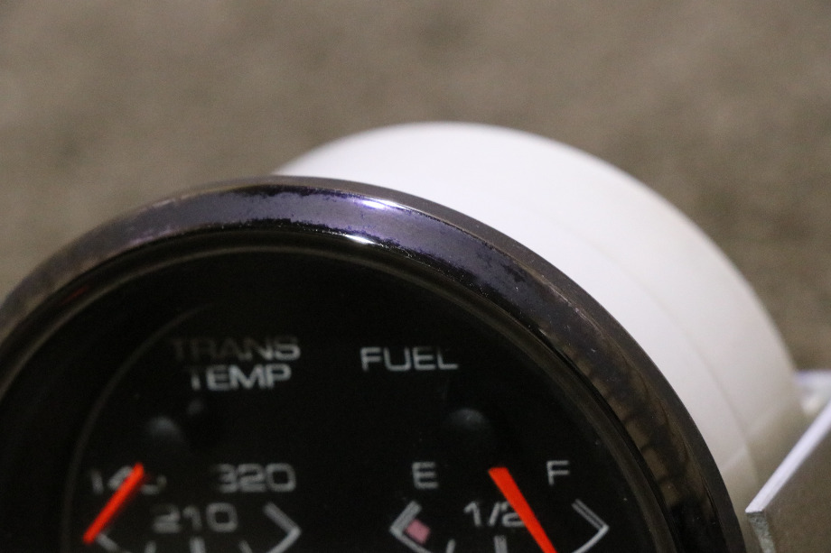 USED RV/MOTORHOME 4 IN 1 TRANS TEMP / FUEL / WATER TEMP / VOLTS DASH GAUGE FOR SALE RV Components 