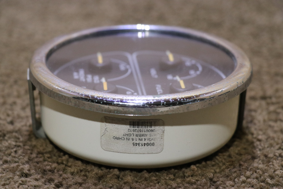 USED MOTORHOME SPARTAN 4 IN 1 00041345 VOLT / FUEL / FRONT / REAR DASH GAUGE FOR SALE RV Components 