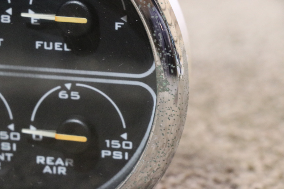 USED MOTORHOME SPARTAN 4 IN 1 00041345 VOLT / FUEL / FRONT / REAR DASH GAUGE FOR SALE RV Components 