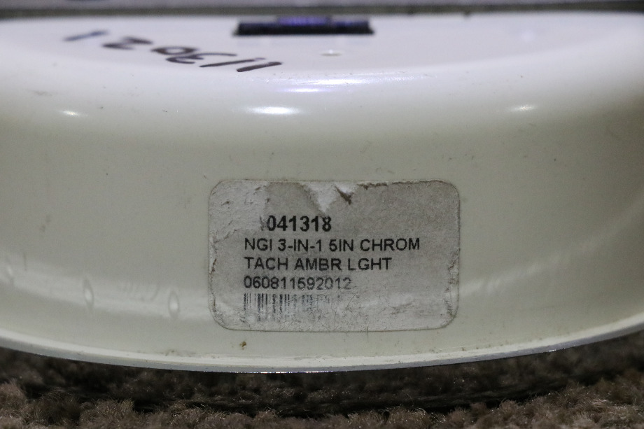 USED RV/MOTORHOME SPARTAN 3 IN 1 TACH / OIL / TEMP DASH GAUGE 00041318 FOR SALE RV Components 