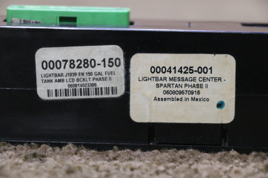 USED SPARTAN WARNING LIGHT BAR 00041425-001 RV/MOTORHOME PARTS FOR SALE RV Components 