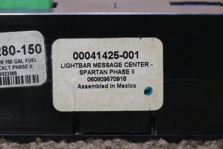 USED SPARTAN WARNING LIGHT BAR 00041425-001 RV/MOTORHOME PARTS FOR SALE RV Components 
