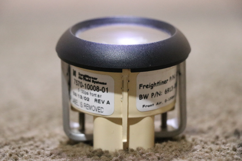 USED FREIGHTLINER 7570-10008-01 FRONT AIR DASH GAUGE MOTORHOME PARTS FOR SALE RV Components 