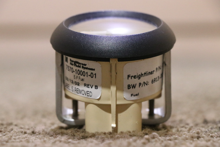 USED 7570-10001-01 FREIGHTLINER FUEL DASH GAUGE RV PARTS FOR SALE RV Components 