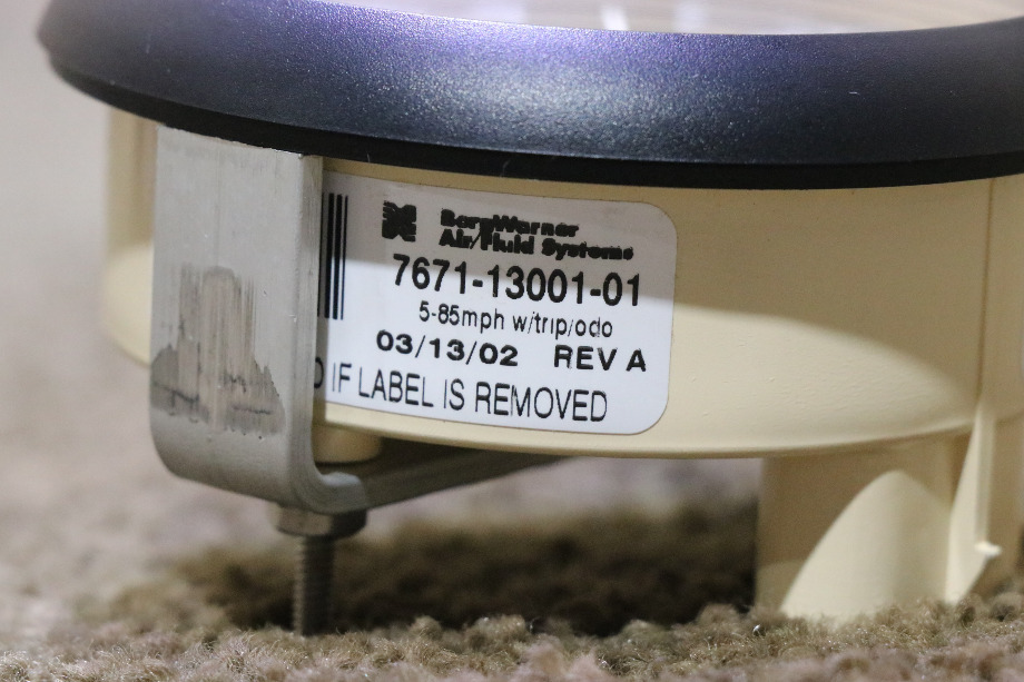 USED FREIGHTLINER SPEEDOMETER DASH GAUGE 7671-13001-01 RV/MOTORHOME PARTS FOR SALE RV Components 