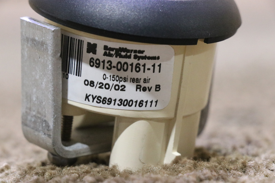 USED FREIGHTLINER 6913-00161-11 REAR AIR DASH GAUGE MOTORHOME PARTS FOR SALE RV Components 