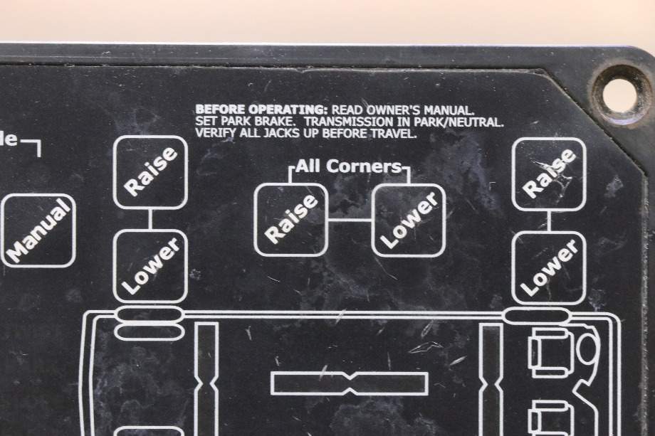 USED RV/MOTORHOME VALID AIR/HYD LEVEL CONTROLLER TOUCH PAD 140-1194 / VTL02A005-1 FOR SALE RV Components 