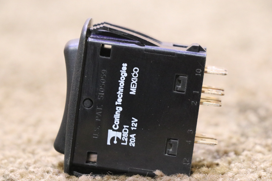 USED SOLAR SHADE L28D1 DASH SWITCH MOTORHOME PARTS FOR SALE RV Components 