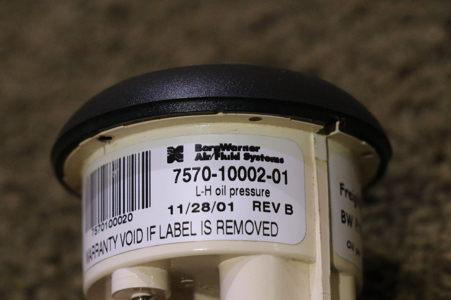 USED RV/MOTORHOME FREIGHTLINER OIL DASH GAUGE 7570-10002-01 FOR SALE RV Components 