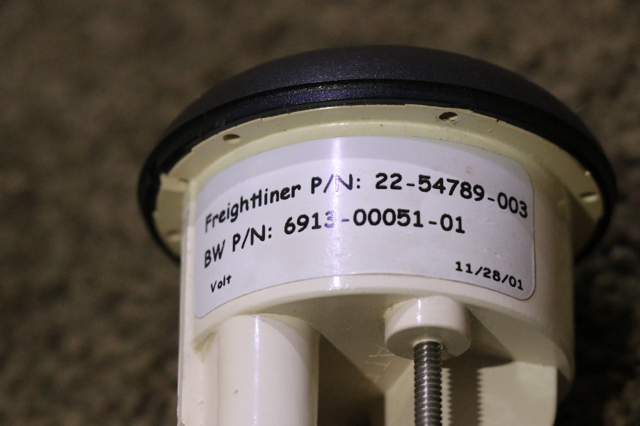 USED 7570-10007-01 FREIGHTLINER VOLT DASH GAUGE RV PARTS FOR SALE RV Components 