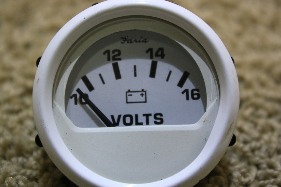 RV Components USED FARIA VOLTS DASH GAUGE VP9139D FOR SALE Motorhome