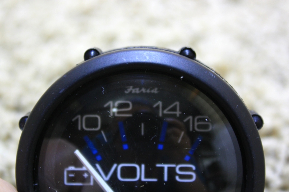 RV Components USED FARIA VOLTS DASH GAUGE VP9153A FOR SALE Motorhome