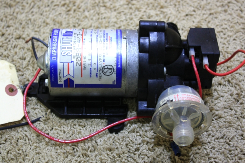 USED SHURFLO WATER PUMP 2088-403-144 FOR SALE RV Components 