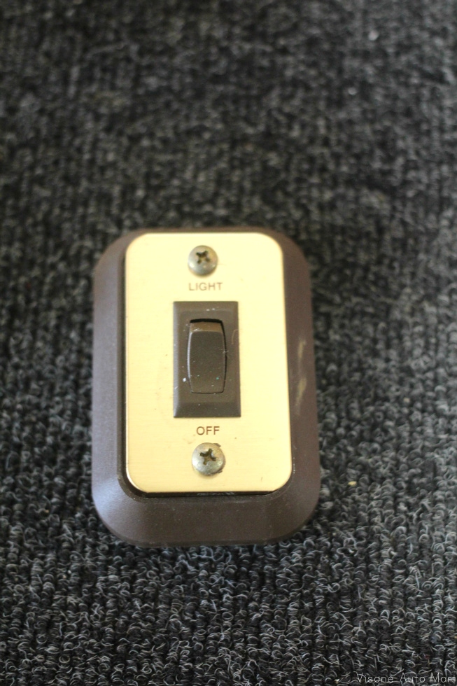 USED RV/MOTORHOME INTELLITEC BROWN AND GOLD LIGHT ON/OFF SWITCH RV Components 