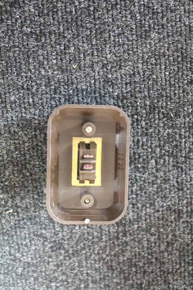 USED RV/MOTORHOME INTELLITEC BROWN AND GOLD LIGHT ON/OFF SWITCH RV Components 