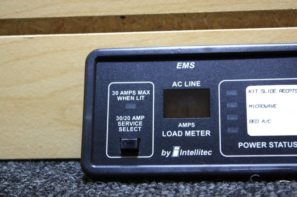 USED RV PARTS INTELLITEC EMS DISPLAY FOR SALE RV Components 