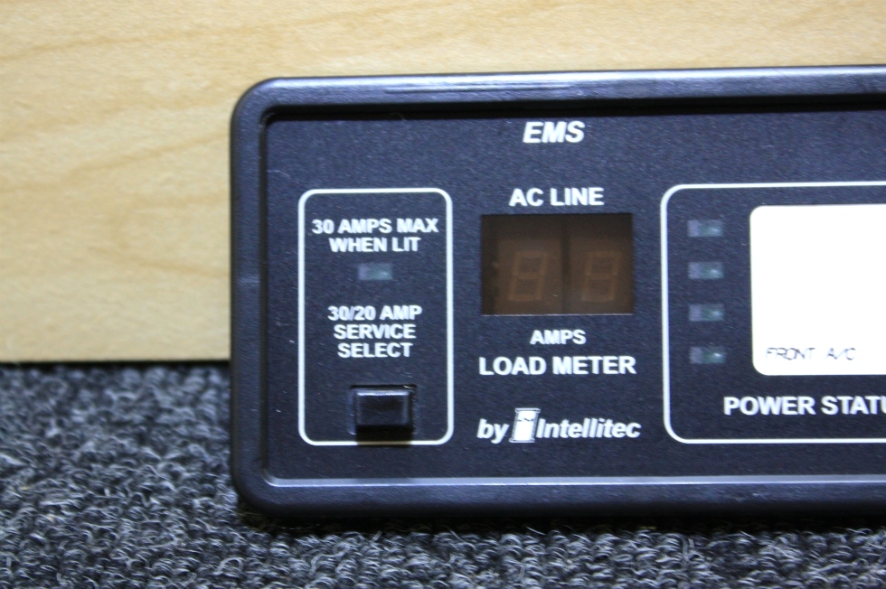 USED INTELLITEC EMS DISPLAY PANEL RV MOTORHOME PARTS FOR SALE RV Components 