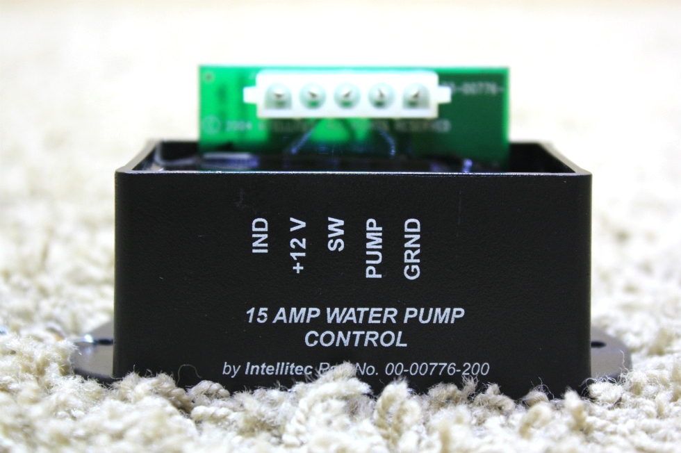 USED RV PARTS INTELLITEC 15AMP WATER PUMP CONTROL 00-00776-200 FOR SALE RV Components 