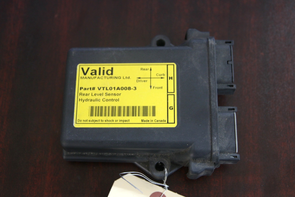 RV Components USED VALID MANUFACTURING REAR LEVEL SENSOR HYDRAULIC CONTROL PN VTL01A0083