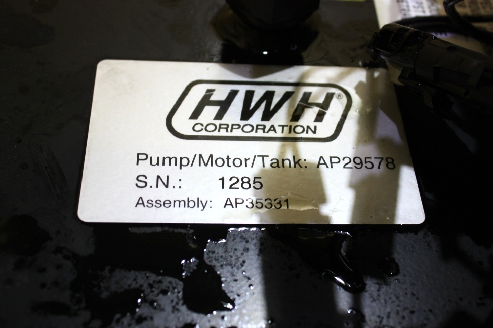 USED RV PARTS HWH HYDRAULIC PUMP AP29578 FOR SALE RV Components 