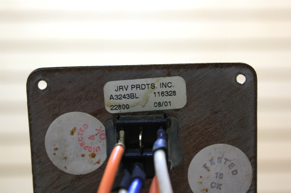 USED JRV SWITCH PANEL A3243BL RV PARTS FOR SALE RV Components 