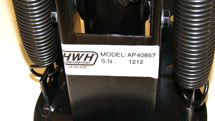 USED HWH FOLD UP LEVELING JACKS P/N: AP40857  RV Components 