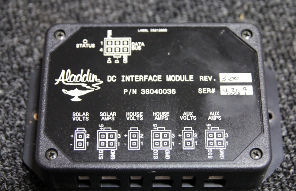 USED ALADDIN RV/MOTORHOME DC INTERFACE MODULE P/N: 38040036 RV Components 