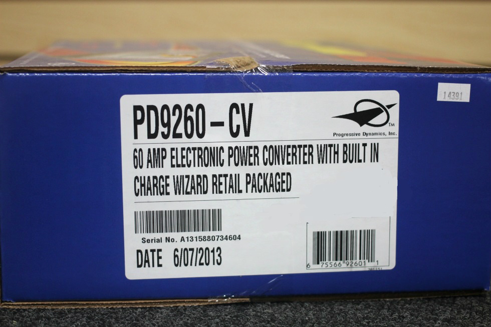 NEW INTELLI-POWER 60 AMP ELECTRONIC POWER CONVERTER W/ BUILT IN CHARGE WIZARD P/N: PD9260-CV RV Components 