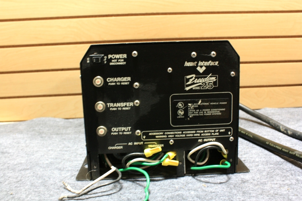 USED HEART INTERFACE FREEDOM 25 RV INVERTER/CHARGER FOR SALE RV Components 