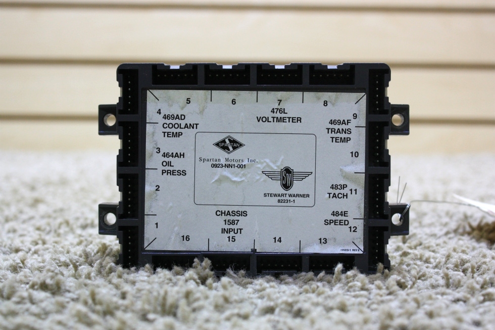 RV Components USED RV SPARTAN MOTORS INC 0923NN1001 CONTROLLER FOR SALE Motorhome Cluster
