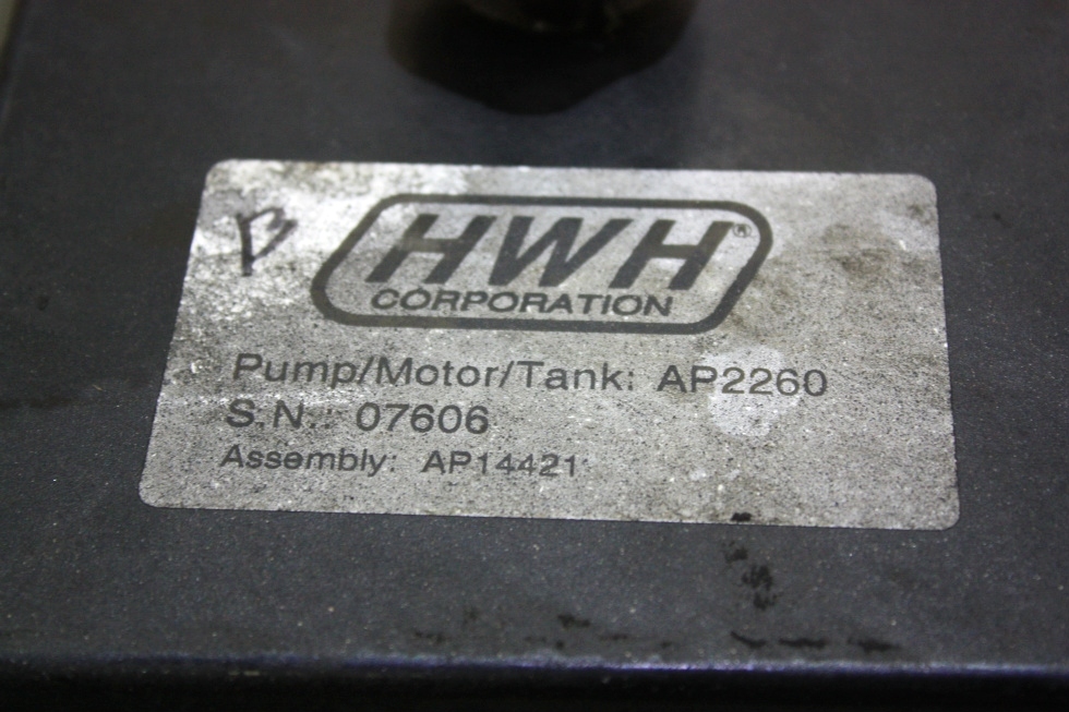 USED RV HWH HYDRAULIC PUMP AP2260 FOR SALE RV Components 