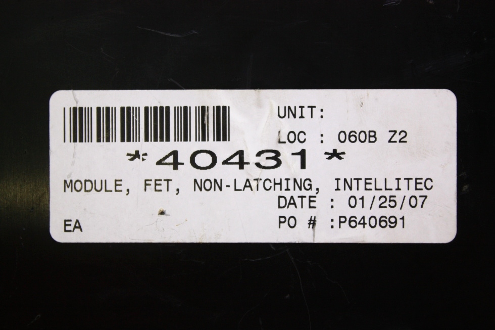 USED RV INTELLITEC 12 VOLT PMC FET OUTPUT W/PWM 00-00844-510 FOR SALE RV Components 