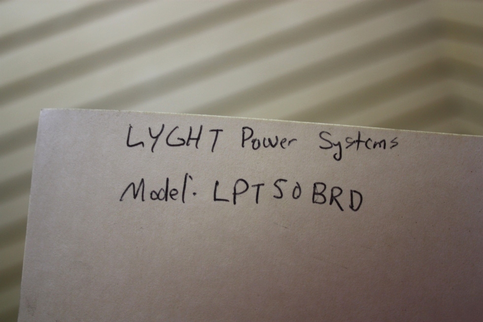 USED RV LYGHT POWER SYSTEMS AUTOMATIC TRANSFER SWITCH LPT50BRD FOR SALE RV Components 
