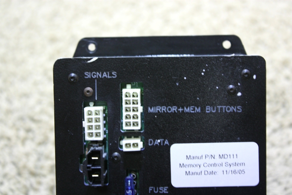 USED MOTORHOME MEMORY CONTROL SYSTEM MODULE MD111 FOR SALE RV Components 