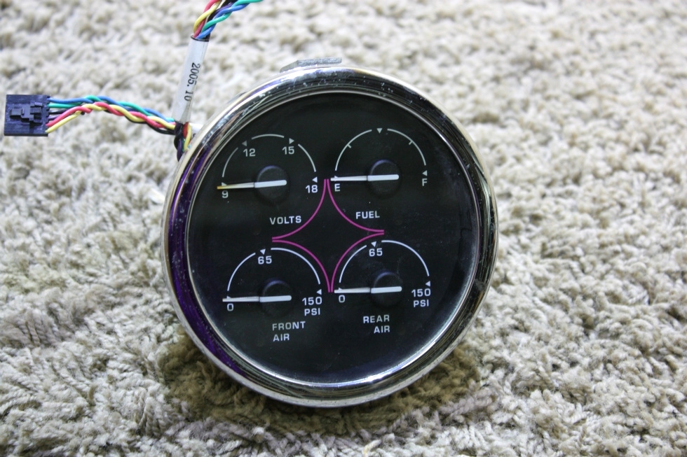 RV Components USED SPARTAN 4 IN 1 00041370DASH GAUGE RV PARTS FOR SALE