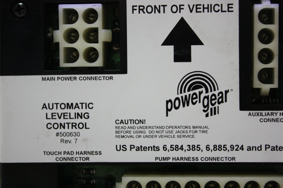 RV Components USED POWER GEAR AUTOMATIC LEVELING CONTROL BOARD 500630