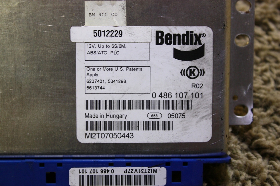 USED RV BENDIX ABS CONTROL BOARD 0486107101 FOR SALE RV Components 
