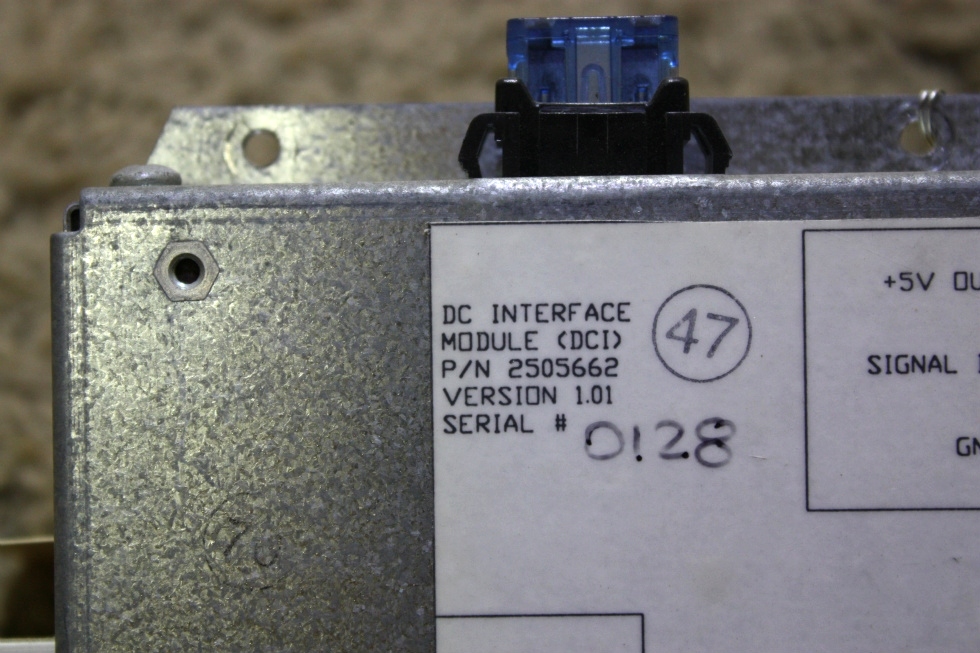 USED DC INTERFACE MODULE (DCI) PN: 2505662 RV PARTS FOR SALE RV Components 
