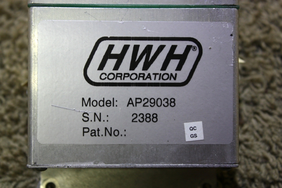 USED HWH LEVELING CONTROL BOX AP29038 RV PARTS FOR SALE RV Components 