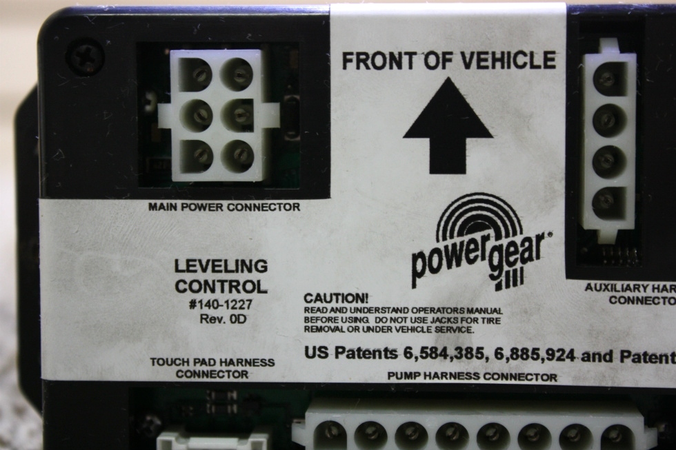 USED MOTORHOME POWER GEAR LEVELING CONTROL 140-1227 FOR SALE RV Components 