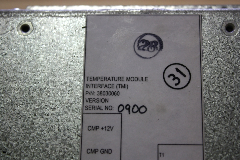 USED RV TEMPERATURE MODULE INTERFACE (TMI) PN: 38030060 FOR SALE RV Components 