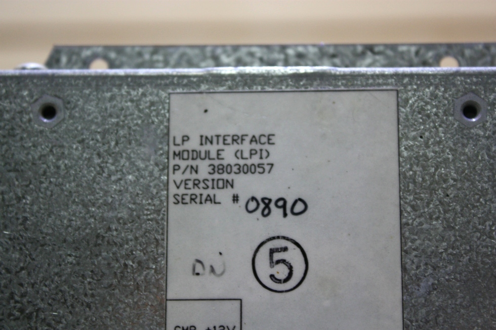 USED MOTORHOME LP INTERFACE MODULE (LPI) PN: 38030057 FOR SALE RV Components 
