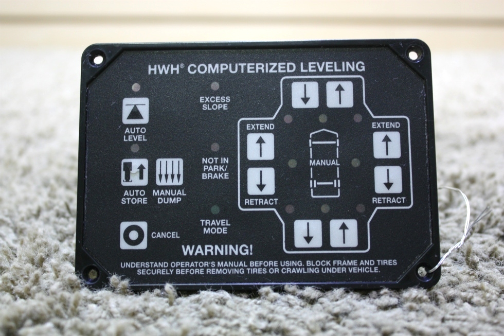 RV Components USED AP34884 HWH COMPUTERIZED LEVELING TOUCH PAD RV PARTS