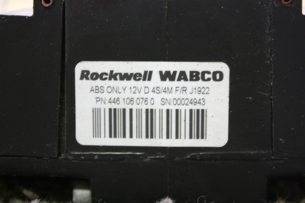 USED MOTORHOME 4461060760 ROCKWELL WABCO ABS CONTROL BOARD FOR SALE RV Components 