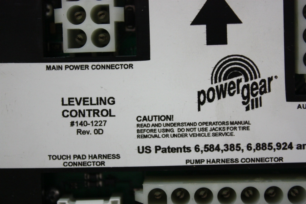 USED 140-1227 POWER GEAR RV LEVELING CONTROL BOARD FOR SALE RV Components 
