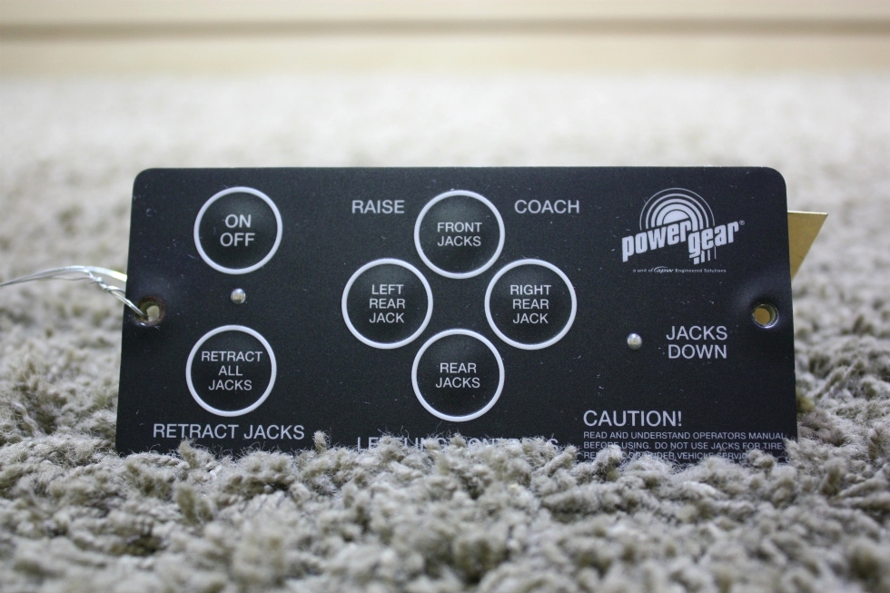 RV Components USED MOTORHOME POWER GEAR 500456 LEVELING CONTROL TOUCH PAD FOR SALE Leveling