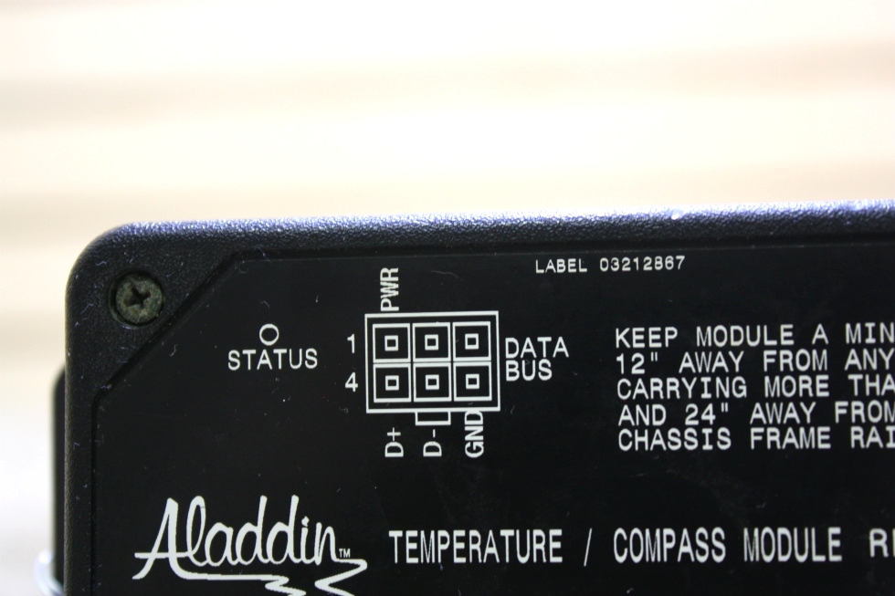 USED MOTORHOME ALADDIN TEMPERATURE / COMPASS MODULE 38040037 FOR SALE RV Components 