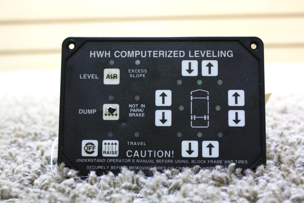 RV Components USED MOTORHOME HWH COMPUTERIZED LEVELING TOUCH PAD FOR