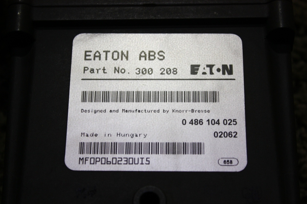 USED EATON 300208 ABS CONTROL BOARD RV PARTS FOR SALE RV Components 
