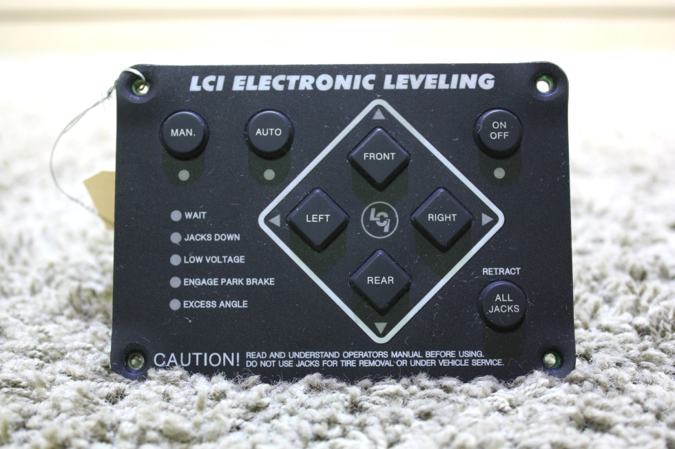 RV Components USED MOTORHOME LCI ELECTRONIC LEVELING TOUCH PAD 12478A